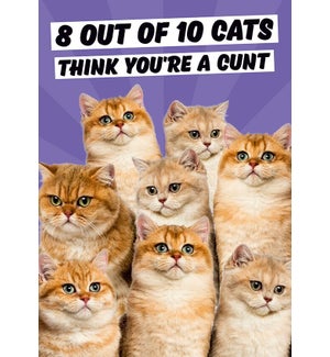 ED/8 out of 10 cats